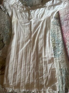 Windsor White Smocked Off-Shoulder Top